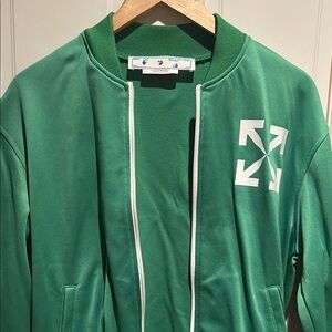 Off-White Green Bomber Jacket